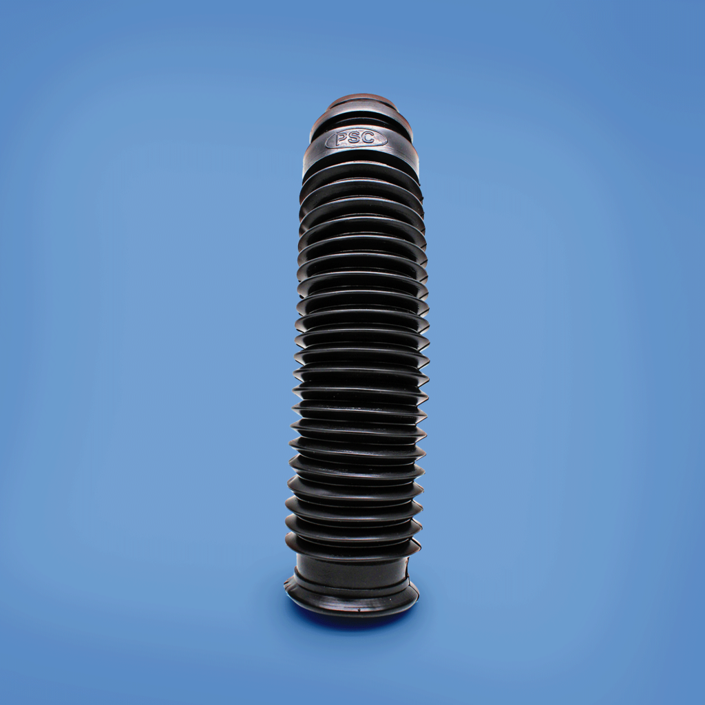Fuelle automotriz flexible en PVC para protección de componentes mecánicos fabricado por INDISER.